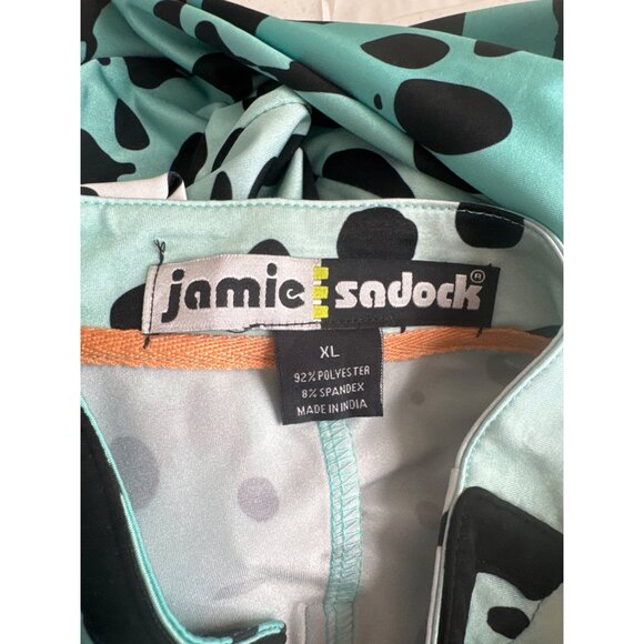 Jamie Sadock Sleeveless Panther Print Dress size XL pockets golf - Picture 8 of 9